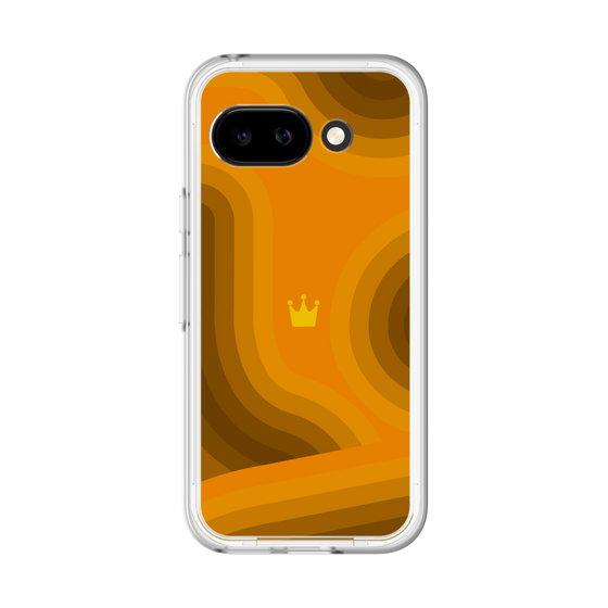 スリムプロテクションプレミアムケース［ CASEPLAY Winding Pattern - Orange ］