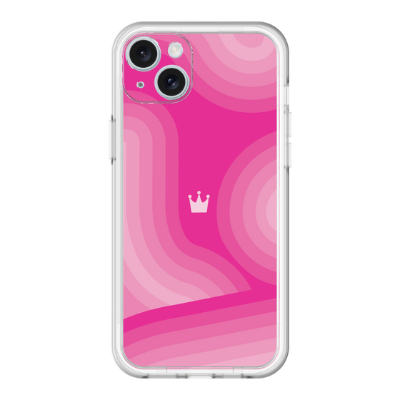 スリムプロテクションプレミアムケース［ CASEPLAY Winding Pattern - Pink ］