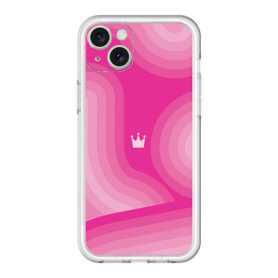 スリムプロテクションプレミアムケース［ CASEPLAY Winding Pattern - Pink ］