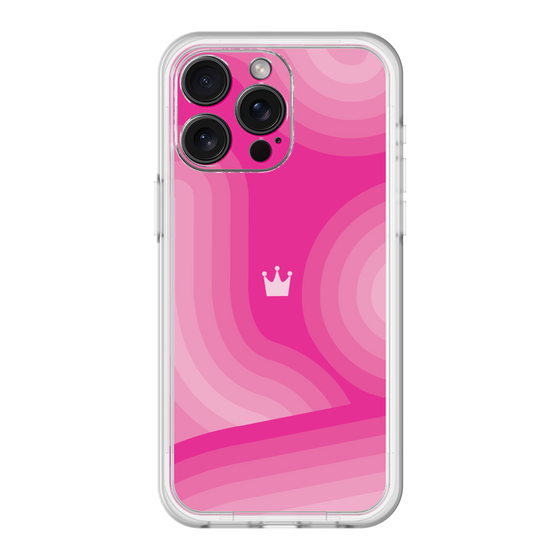 スリムプロテクションプレミアムケース［ CASEPLAY Winding Pattern - Pink ］