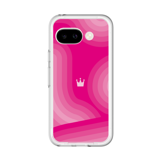 スリムプロテクションプレミアムケース［ CASEPLAY Winding Pattern - Pink ］