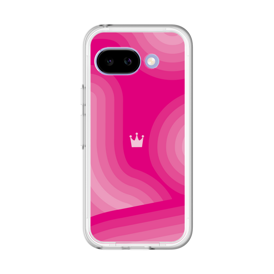 スリムプロテクションプレミアムケース［ CASEPLAY Winding Pattern - Pink ］