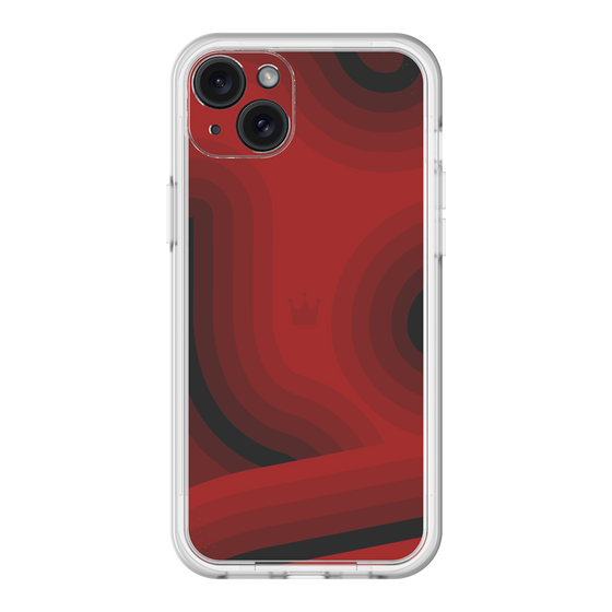 スリムプロテクションプレミアムケース［ CASEPLAY Winding Pattern - Red ］