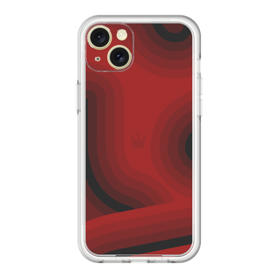 スリムプロテクションプレミアムケース［ CASEPLAY Winding Pattern - Red ］