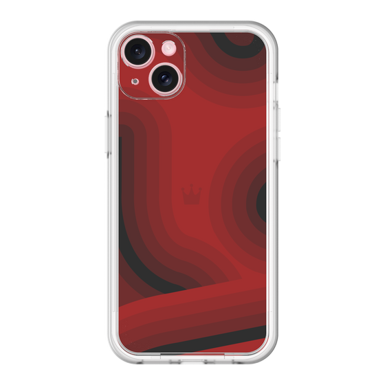 スリムプロテクションプレミアムケース［ CASEPLAY Winding Pattern - Red ］