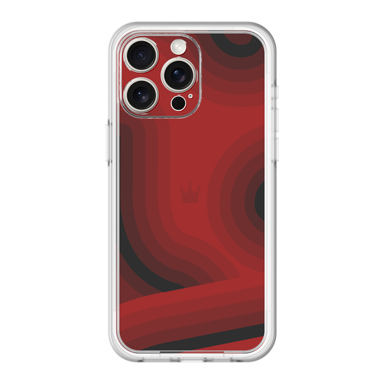 スリムプロテクションプレミアムケース［ CASEPLAY Winding Pattern - Red ］