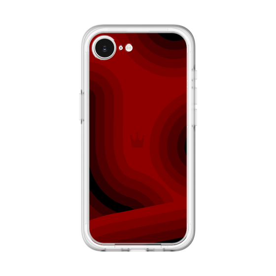 スリムプロテクションプレミアムケース［ CASEPLAY Winding Pattern - Red ］