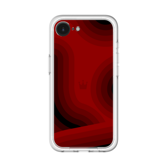 スリムプロテクションプレミアムケース［ CASEPLAY Winding Pattern - Red ］