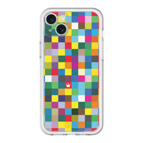 スリムプロテクションプレミアムケース［ CASEPLAY Rainbow Check ］