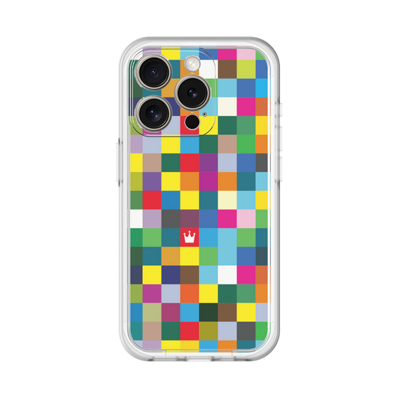 スリムプロテクションプレミアムケース［ CASEPLAY Rainbow Check ］