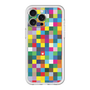 スリムプロテクションプレミアムケース［ CASEPLAY Rainbow Check ］