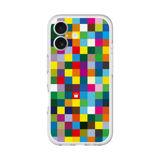 スリムプロテクションプレミアムケース［ CASEPLAY Rainbow Check ］