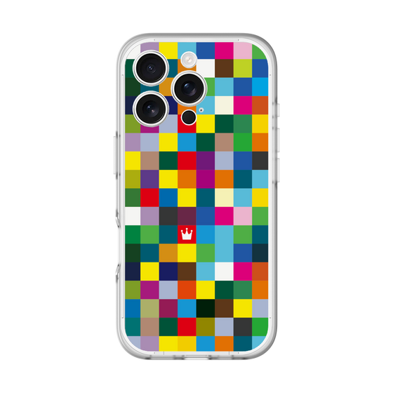 スリムプロテクションプレミアムケース［ CASEPLAY Rainbow Check ］