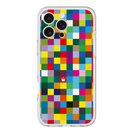 スリムプロテクションプレミアムケース［ CASEPLAY Rainbow Check ］