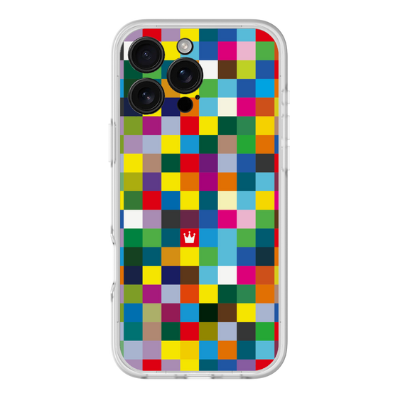 スリムプロテクションプレミアムケース［ CASEPLAY Rainbow Check ］