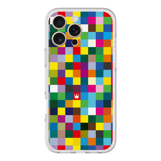 スリムプロテクションプレミアムケース［ CASEPLAY Rainbow Check ］