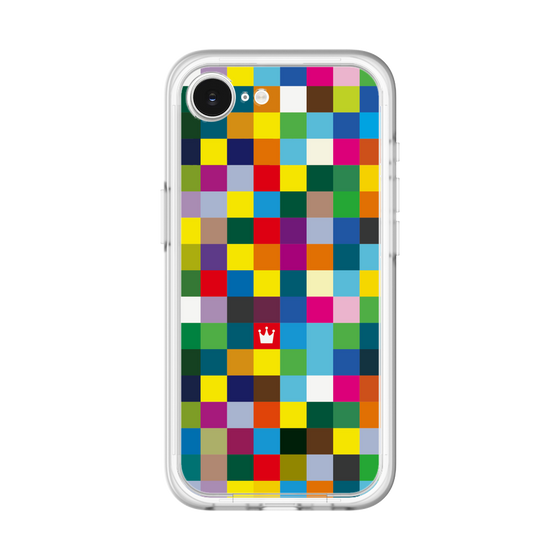 スリムプロテクションプレミアムケース［ CASEPLAY Rainbow Check ］