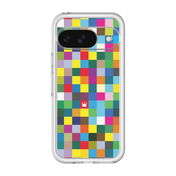 スリムプロテクションプレミアムケース［ CASEPLAY Rainbow Check ］