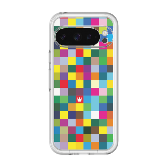 スリムプロテクションプレミアムケース［ CASEPLAY Rainbow Check ］