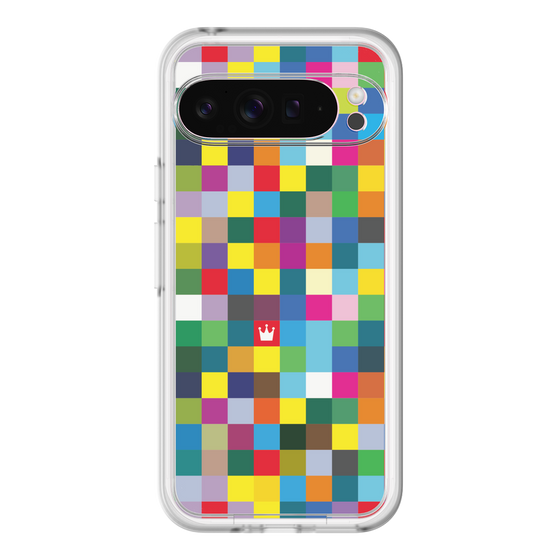 スリムプロテクションプレミアムケース［ CASEPLAY Rainbow Check ］