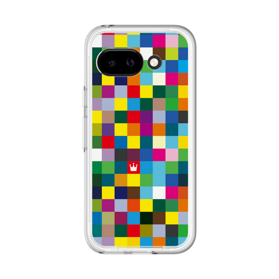 スリムプロテクションプレミアムケース［ CASEPLAY Rainbow Check ］