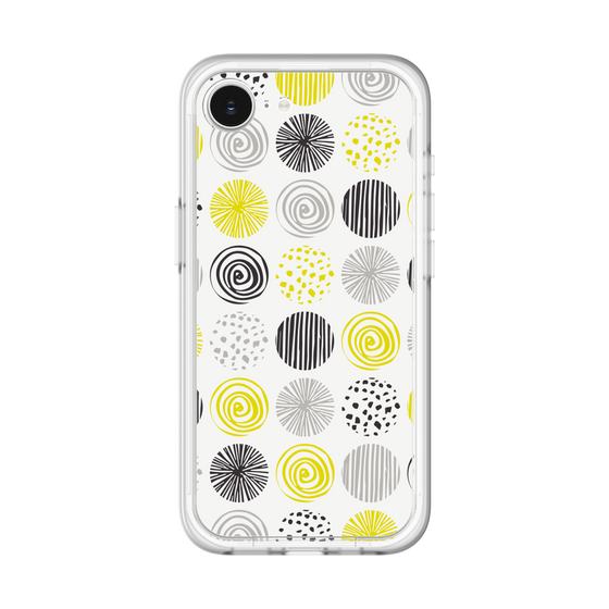 スリムプロテクションプレミアムケース［ Nordic Circle - Yellow ］