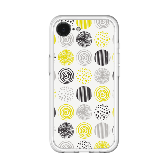 スリムプロテクションプレミアムケース［ Nordic Circle - Yellow ］