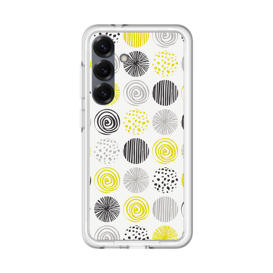スリムプロテクションプレミアムケース［ Nordic Circle - Yellow ］