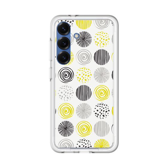 スリムプロテクションプレミアムケース［ Nordic Circle - Yellow ］