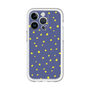 スリムプロテクションプレミアムケース［ Drawing Dot - Navy ］