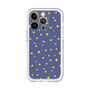 スリムプロテクションプレミアムケース［ Drawing Dot - Navy ］