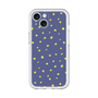 スリムプロテクションプレミアムケース［ Drawing Dot - Navy ］