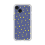 スリムプロテクションプレミアムケース［ Drawing Dot - Navy ］