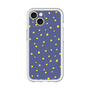 スリムプロテクションプレミアムケース［ Drawing Dot - Navy ］