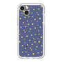 スリムプロテクションプレミアムケース［ Drawing Dot - Navy ］