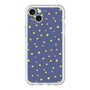 スリムプロテクションプレミアムケース［ Drawing Dot - Navy ］
