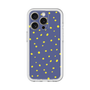 スリムプロテクションプレミアムケース［ Drawing Dot - Navy ］