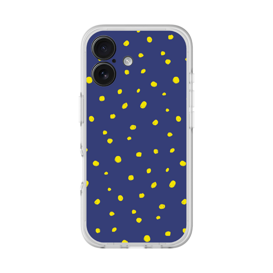 分離ケース［ Drawing Dot - Navy ］