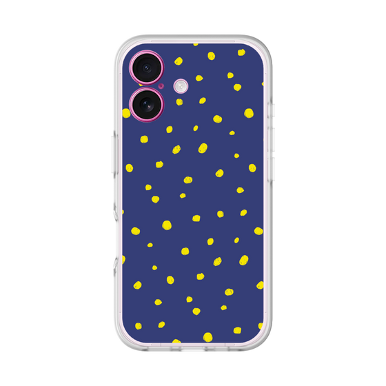 分離ケース［ Drawing Dot - Navy ］