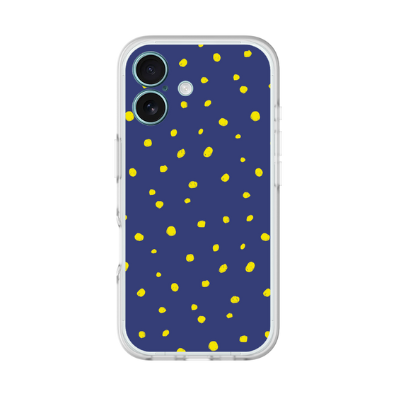 分離ケース［ Drawing Dot - Navy ］