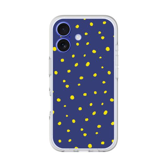 分離ケース［ Drawing Dot - Navy ］