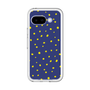 スリムプロテクションプレミアムケース［ Drawing Dot - Navy ］