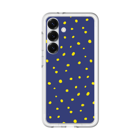 スリムプロテクションプレミアムケース［ Drawing Dot - Navy ］