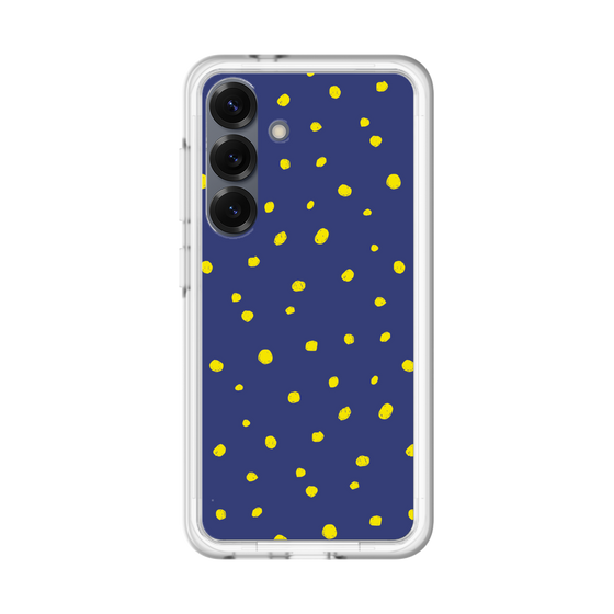 スリムプロテクションプレミアムケース［ Drawing Dot - Navy ］