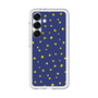 スリムプロテクションプレミアムケース［ Drawing Dot - Navy ］