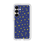 スリムプロテクションプレミアムケース［ Drawing Dot - Navy ］