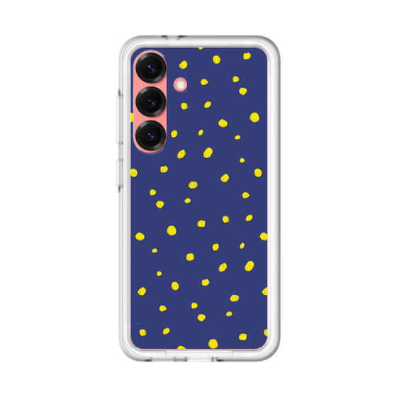 スリムプロテクションプレミアムケース［ Drawing Dot - Navy ］