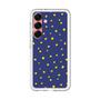 スリムプロテクションプレミアムケース［ Drawing Dot - Navy ］