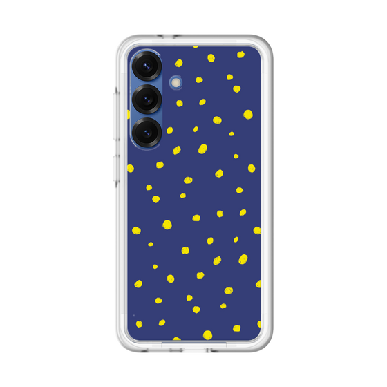 スリムプロテクションプレミアムケース［ Drawing Dot - Navy ］