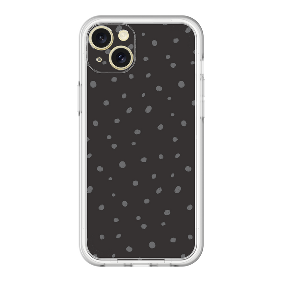 スリムプロテクションプレミアムケース［ Drawing Dot - Black ］